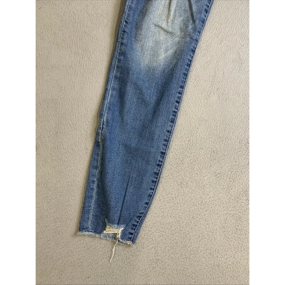 Catherine Malandrino Jeans Women's Size 6 Blue‎ Denim Pants Distressed Knees